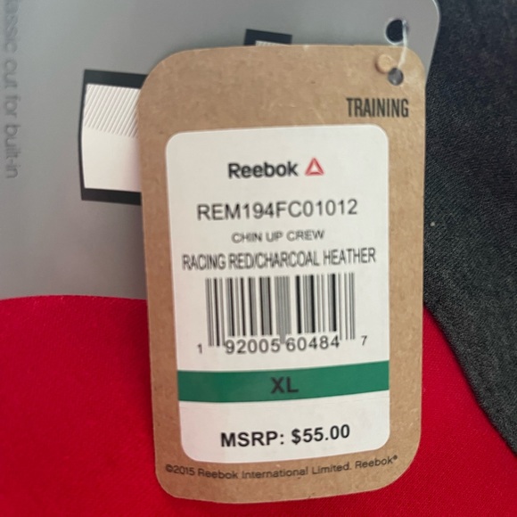 Reebok men’s Chin up crew sweatshirt sz: XL - Picture 3 of 4
